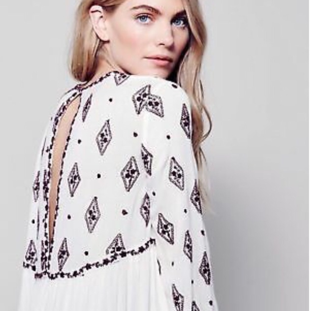 Free People swing dress with diamond embroidery - Picture 2 of 8
